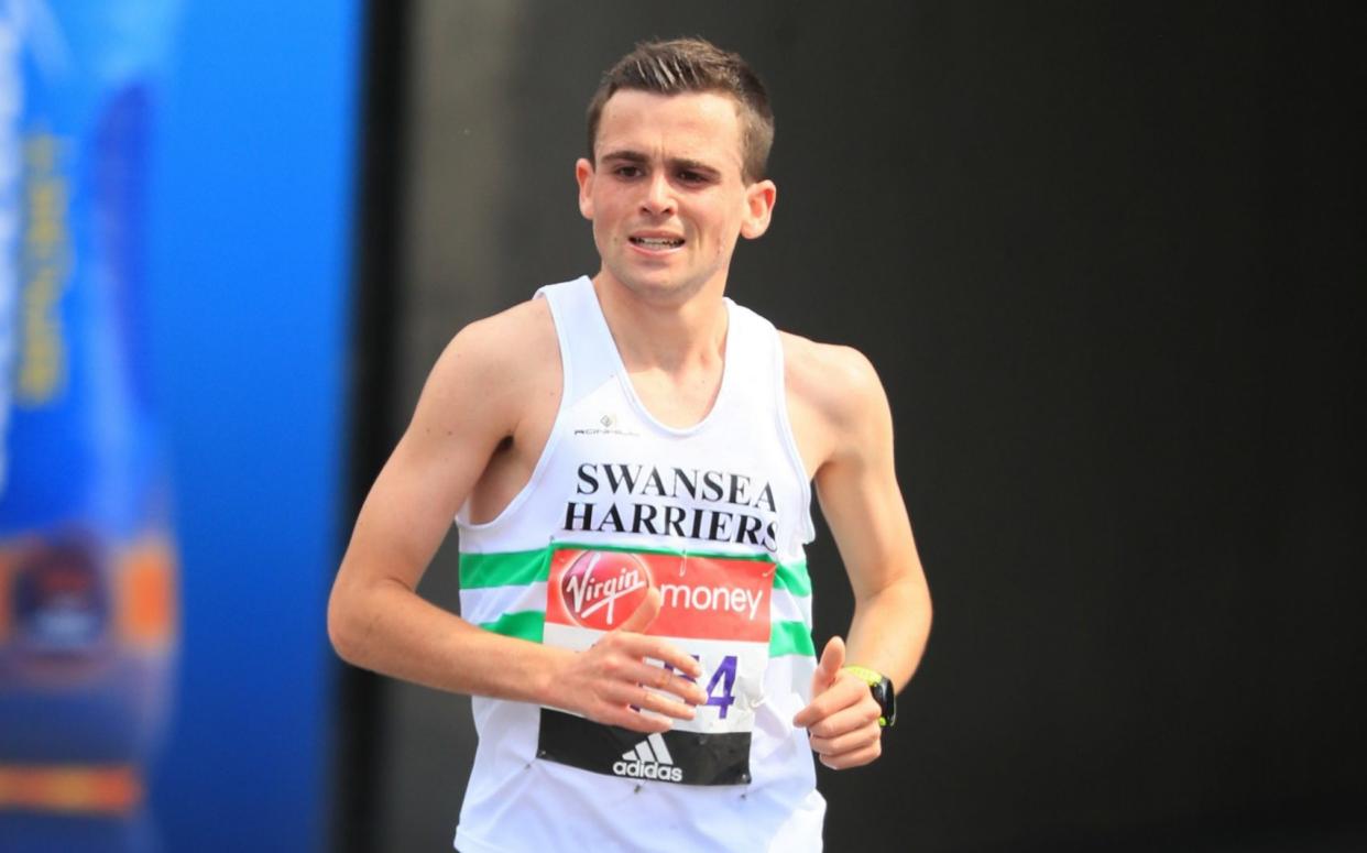 Josh Griffiths finished as the fastest Briton in the London Marathon - Getty Images Europe