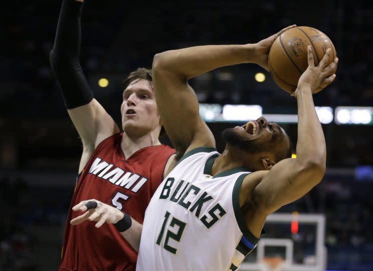 Jabari Parker’s injury was a terrible break for the Bucks. (AP)