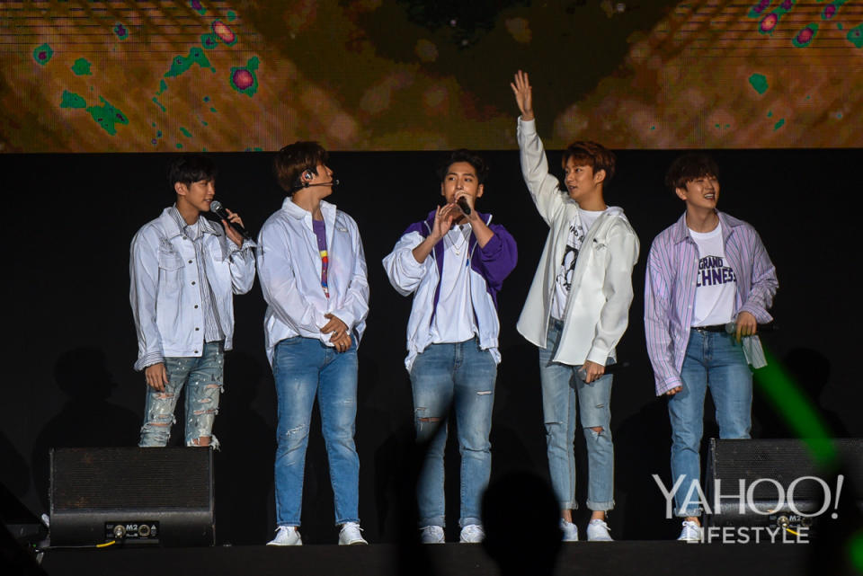 PHOTOS: K-pop groups EXID, JBJ and B1A4 rock crowd at Singapore Indoor Stadium