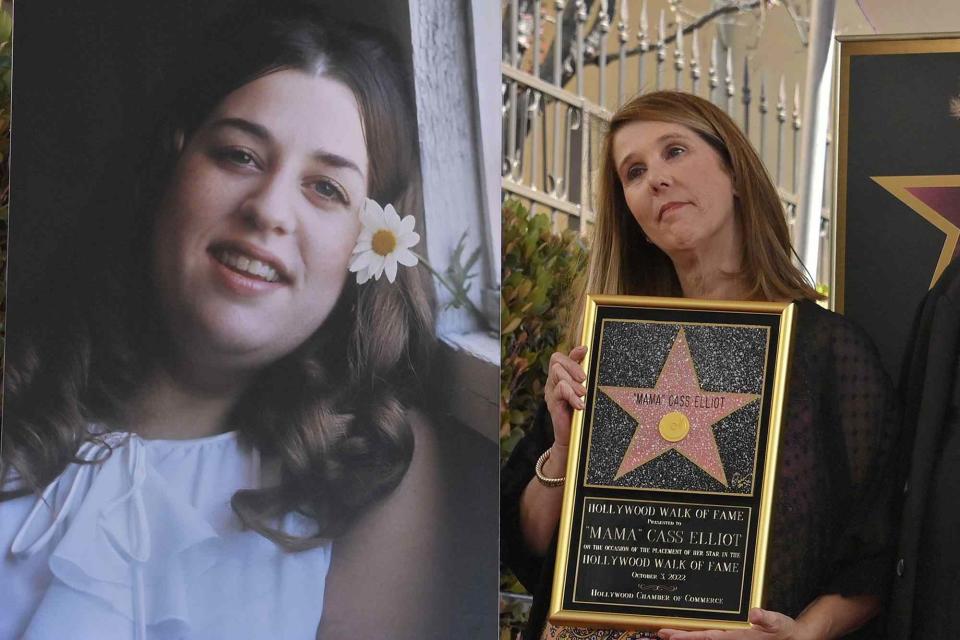 <p>Jim Ruymen/UPI/Alamy</p> Owen Elliot-Kugel attends the Hollywood Walk of Fame unveiling ceremony honoring the late singer Mama Cass Elliot posthumously with a star on the Hollywood Walk of Fame on October 3, 2022.  