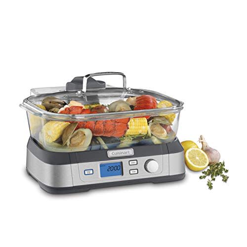 6) Cuisinart Cook Fresh Digital Glass Steamer