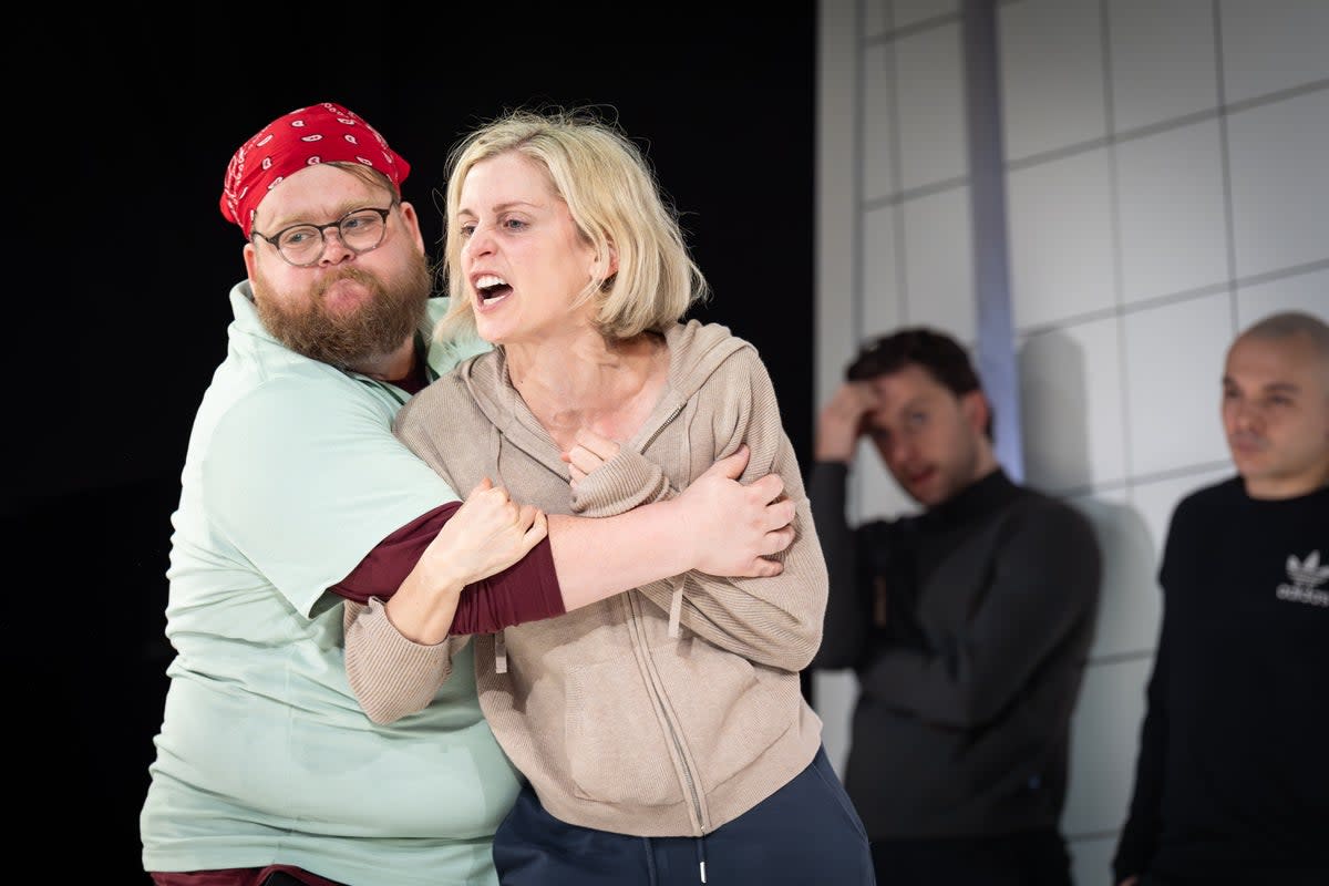 Danny Kirrane and Denise Gough in People, Places & Things (Marc Brenner)