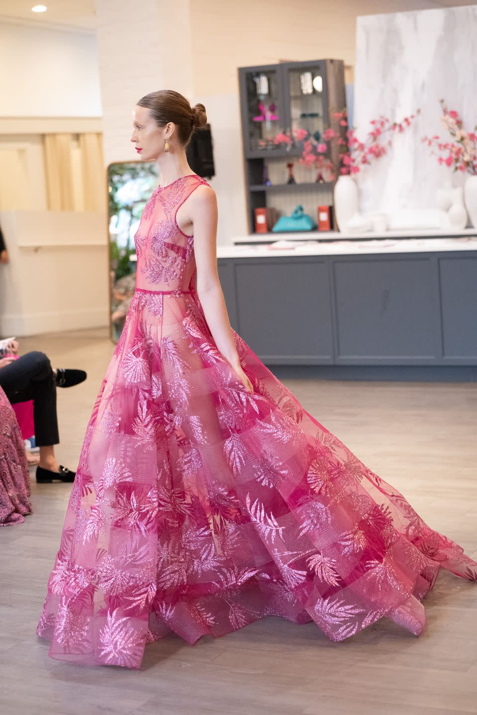 christian siriano pink aid fashion show