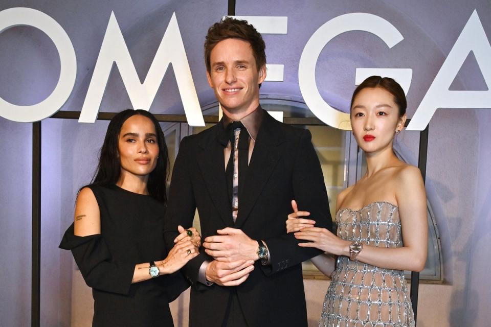 Zoe Kravitz, Eddie Redmayne and Zhou Dongy (Dave Benett)