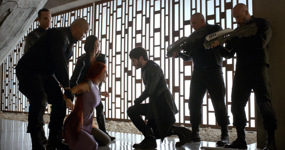 &ldquo;Marvel&rsquo;s Inhumans&rdquo; - &ldquo;Marvel&rsquo;s Inhumans&rdquo;&nbsp;explores the never-before-told epic adventure of the royal family, including&nbsp;&ldquo;Black Bolt,&rdquo; the enigmatic, commanding King of the Inhumans, with a voice so powerful that the slightest whisper can destroy a city.&nbsp;After the Royal Family of Inhumans is splintered by a military coup, they barely escape to Hawaii where their surprising interactions with the lush world and humanity around them may prove to not only save them, but Earth itself. (ABC)