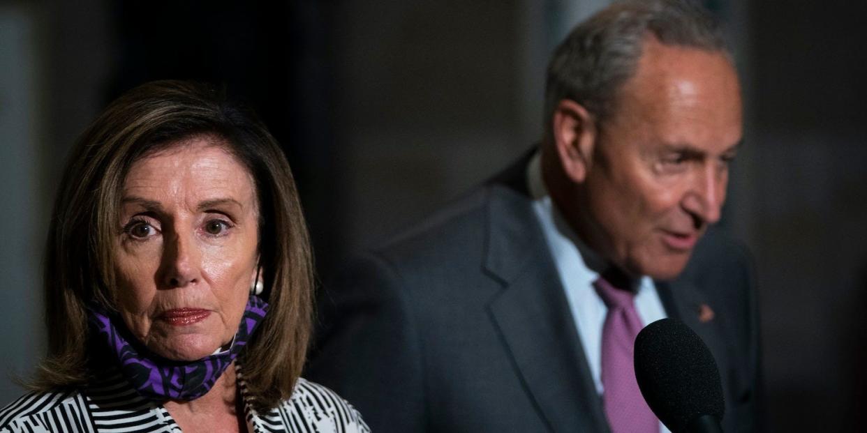 Nancy Pelosi and Chuck Schumer