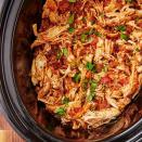 <p>A <a href="https://www.delish.com/cooking/g3849/best-slow-cooker-recipes/" rel="nofollow noopener" target="_blank" data-ylk="slk:slow cooker meal;elm:context_link;itc:0;sec:content-canvas" class="link ">slow cooker meal</a> made with only 4 ingredients is really something to celebrate. The chicken falls apart and becomes immensely tender, flavored with the familiar flavors of chunky <a href="https://www.delish.com/cooking/recipe-ideas/recipes/a51467/easy-homemade-salsa-recipe/" rel="nofollow noopener" target="_blank" data-ylk="slk:salsa;elm:context_link;itc:0;sec:content-canvas" class="link ">salsa</a> and <a href="https://www.delish.com/cooking/recipe-ideas/recipes/a58340/homemade-taco-seasoning-recipe/" rel="nofollow noopener" target="_blank" data-ylk="slk:taco seasoning;elm:context_link;itc:0;sec:content-canvas" class="link ">taco seasoning</a>, and brightened up with bursts of lime juice. Serve this over <a href="https://www.delish.com/cooking/recipe-ideas/a27132897/mexican-rice-recipe/" rel="nofollow noopener" target="_blank" data-ylk="slk:Mexican rice;elm:context_link;itc:0;sec:content-canvas" class="link ">Mexican rice</a>, in lettuce cups, or as <a href="http://www.delish.com/cooking/recipe-ideas/g2786/easy-taco-recipes/" rel="nofollow noopener" target="_blank" data-ylk="slk:tacos;elm:context_link;itc:0;sec:content-canvas" class="link ">tacos</a>.</p><p>Get the <strong><a href="https://www.delish.com/cooking/recipe-ideas/a30519954/crockpot-salsa-chicken-recipe/" rel="nofollow noopener" target="_blank" data-ylk="slk:Crockpot Salsa Chicken recipe;elm:context_link;itc:0;sec:content-canvas" class="link ">Crockpot Salsa Chicken recipe</a></strong>.</p>