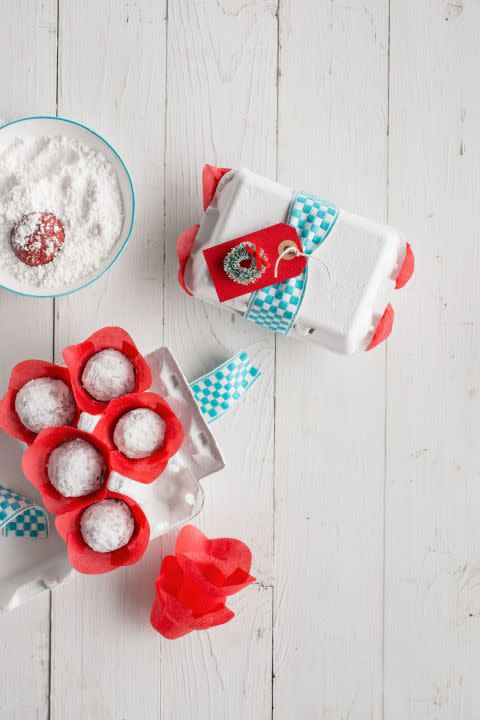 Red Velvet Snowballs