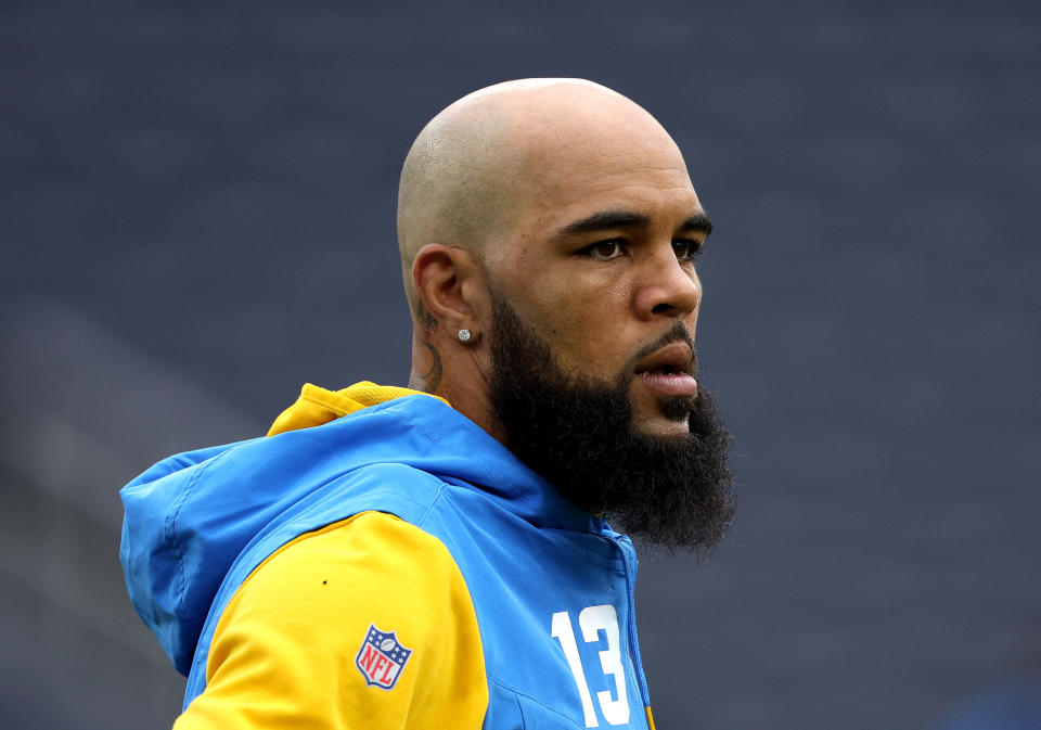 Keenan Allen ne participera pas au match des Chargers jeudi soir contre les Chiefs.  (Photo de Harry How/Getty Images)