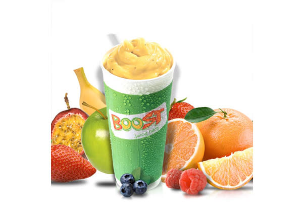 不添加水、糖，Boost Juice Bar提供消費者最自然豐富的美味。（圖片來源／Boost Juice）