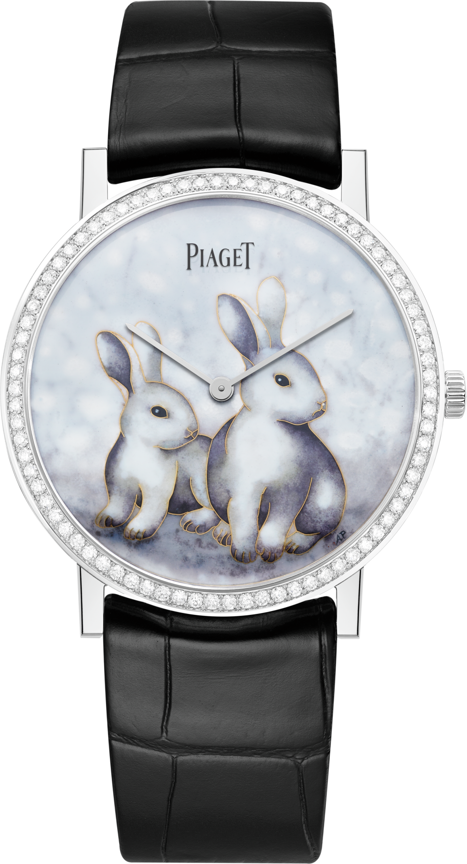 Piaget's limited-edition Altiplano timepiece feature the year’s zodiac animal in Grand Feu cloisonné enamel.