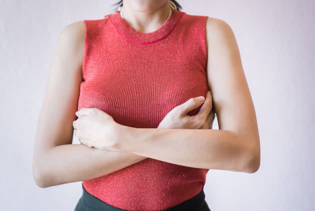 To conduct self-exams, you need to know what's normal for your boobs. (Photo: Sakan Piriyapongsak / EyeEm via Getty Images)