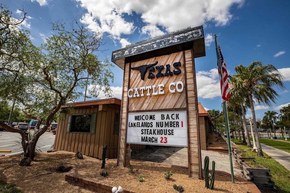 Lakeland 'institution' Texas Cattle Co. reopens Thursday, less than 7