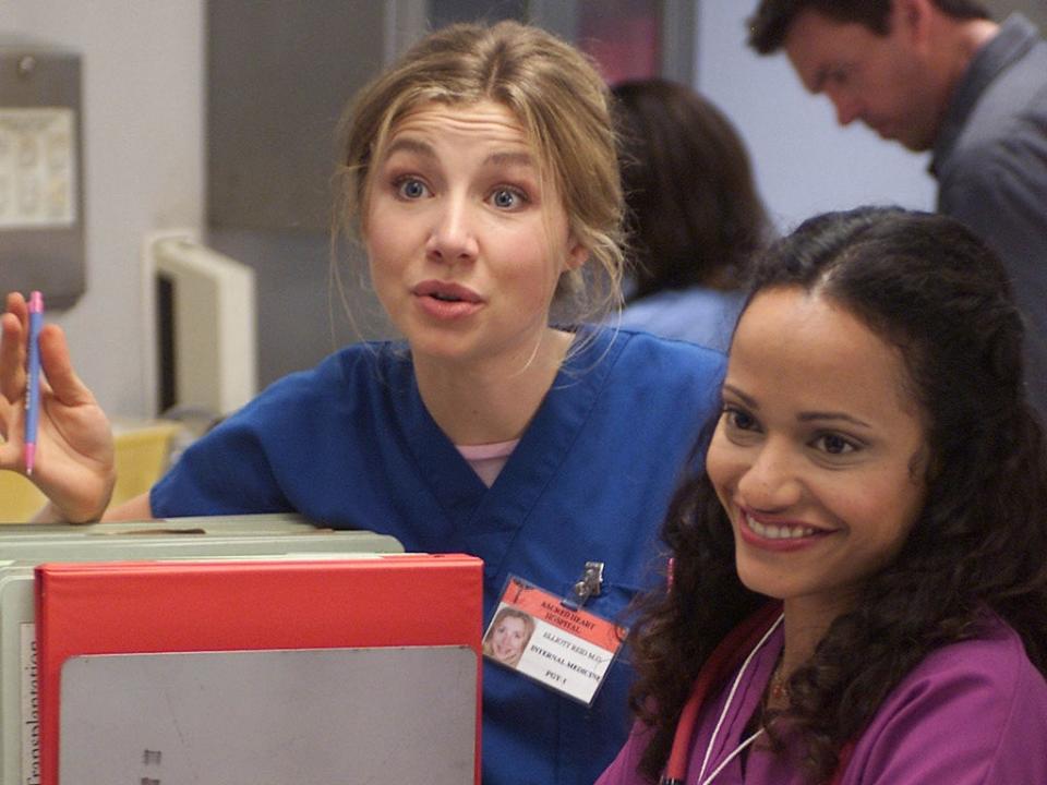 ‘The chemistry was instant’: Sarah Chalke and Judy Reyes in ‘Scrubs’ (NBC-TV/Kobal/Shutterstock)