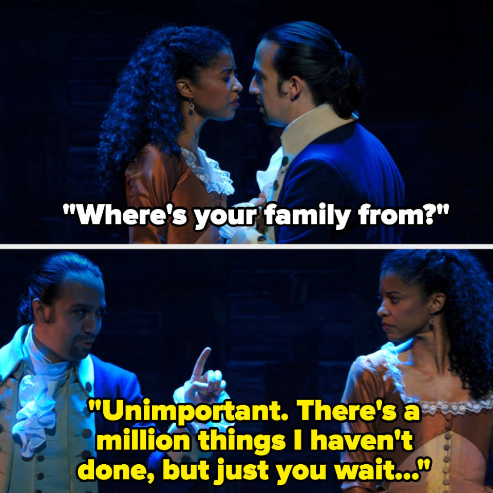 a scene from "Hamilton"