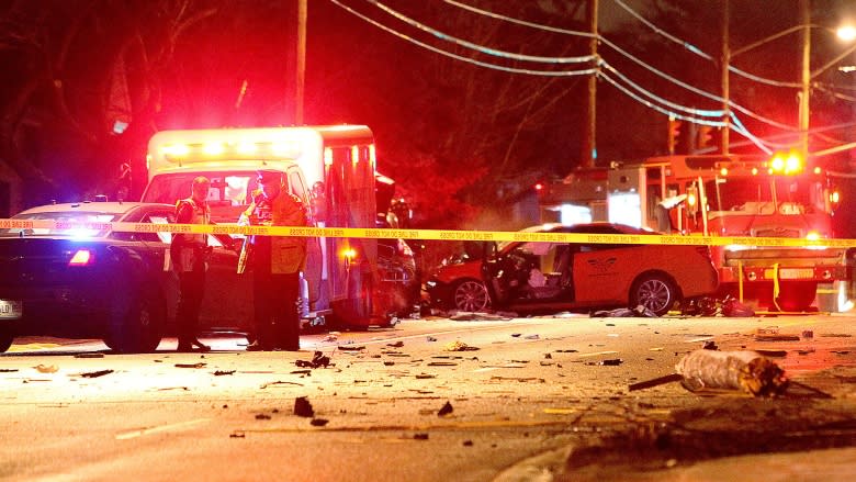 Taxi driver dead after cab struck by car in York Mills