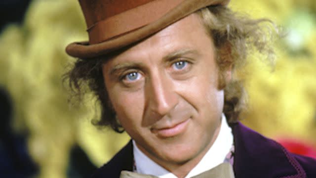 Gene Wilder as the first movie version of Wonka.