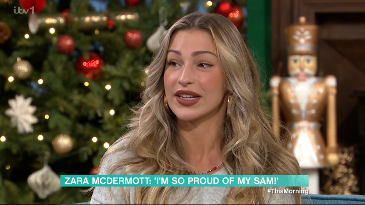 Zara McDermott shared her thoughts on her boyfriend's TV 'bromance'. (ITV screengrab)
