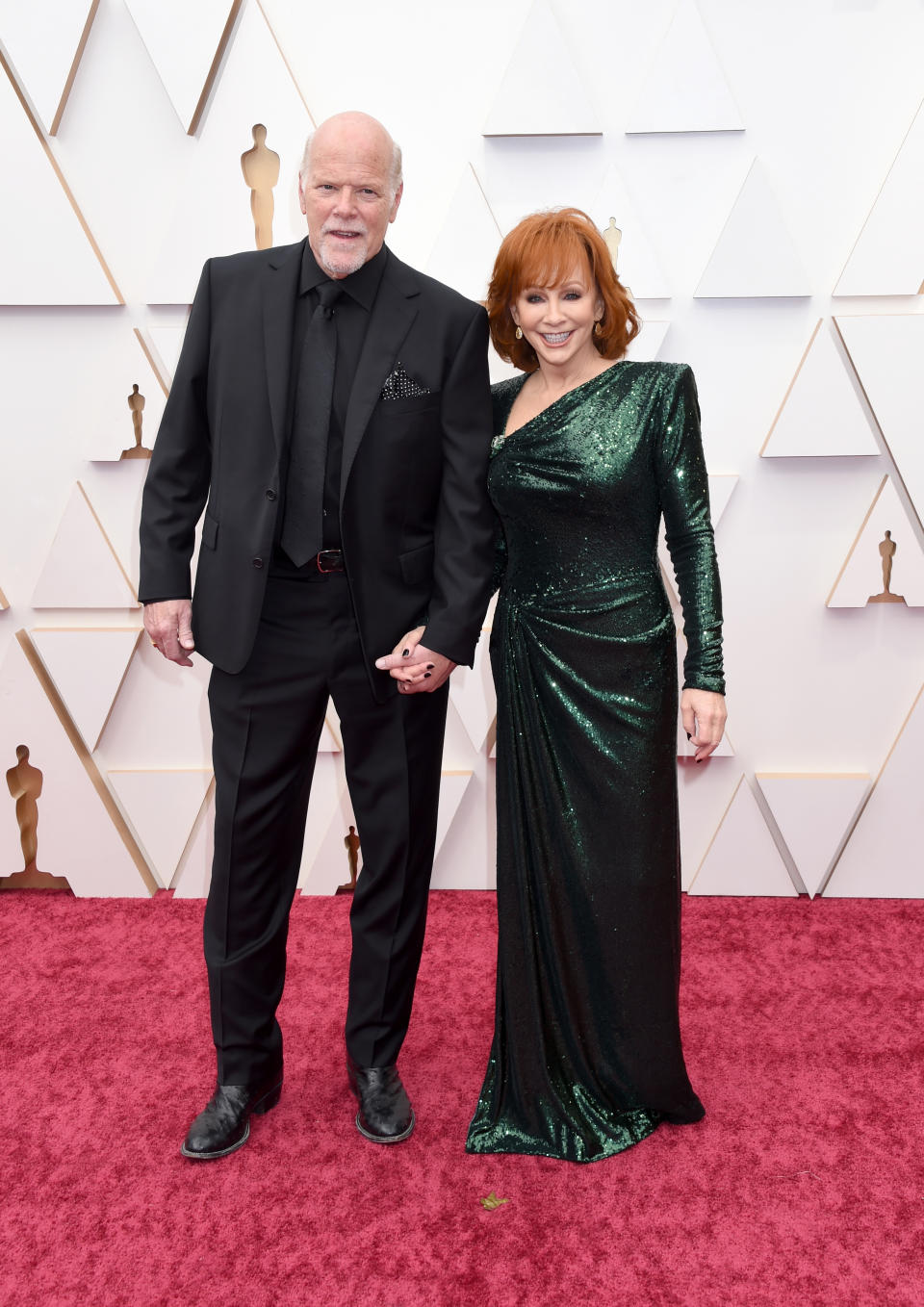 Rex Linn and Reba McEntire at the 94th Academy Awards held at Dolby Theatre at the Hollywood & Highland Center on March 27th, 2022 in Los Angeles, California. (Photo by Gilbert Flores/Variety/Penske Media via Getty Images)