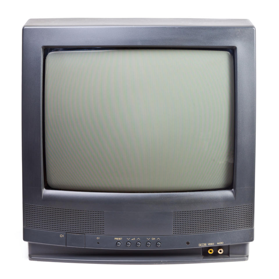 Large chunky, cathode ray TV