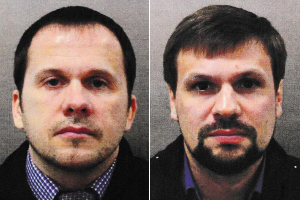 <p>Alexander Petrov and Ruslan Boshirov</p>London Metropolitan Police