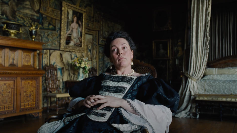 Olivia Colman in The Favourite