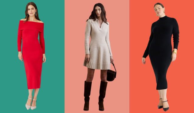 9 popular sweater dresses to shop in fall 2023