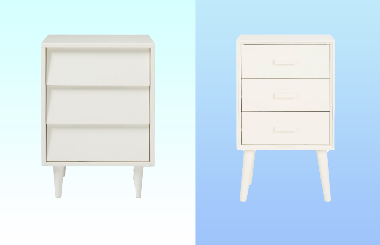 Size, scale and style for a fraction of the cost. (Photos: West Elm; Walmart)