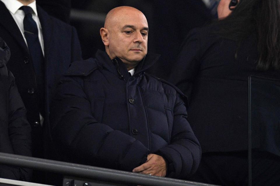 Daniel Levy is under increasing fan pressure at Tottenham (AFP via Getty Images)