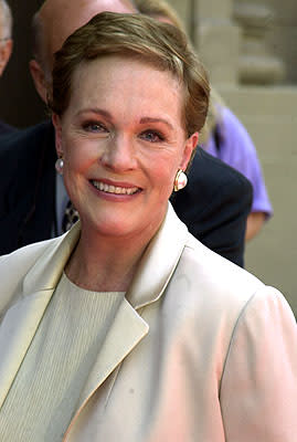 Julie Andrews at the Hollywood premiere of Walt Disney's The Princess Diaries