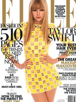 <div class="caption-credit"> Photo by: ELLE</div><b>6. Taylor Swift</b> She was one of the worst sellers for Vanity Fair (WWD reports that her April 2013 cover sold a little over 211,000 copies) but the singer proved to be a winner for ELLE magazine. She appeared on the March cover and it sold 215,949 copies. Posing in a yellow printed Louis Vuitton dress with straight blonde locks, Taylor exudes a mod vibe. In the issue, she discusses her insecurities and speculation surrounding her songwriting-namely penning lyrics about her famous exes. "To me, it's just writing songs the way I always have," she told ELLE. "If people want to dissect the lyrics, that's their right, but it's all coming from the exact same place as where it started. It's just something I do to feel better." <br>