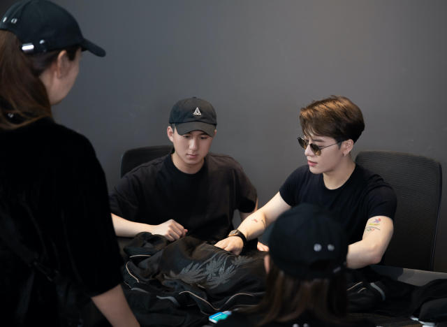 Watch how Jackson Wang styles the new TEAM WANG design: SPARKLES