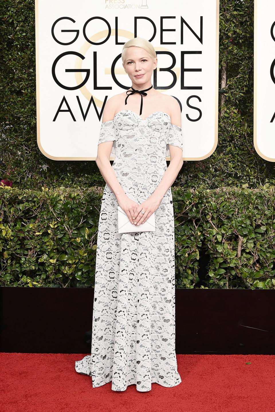 Michelle Williams in Louis Vuitton.