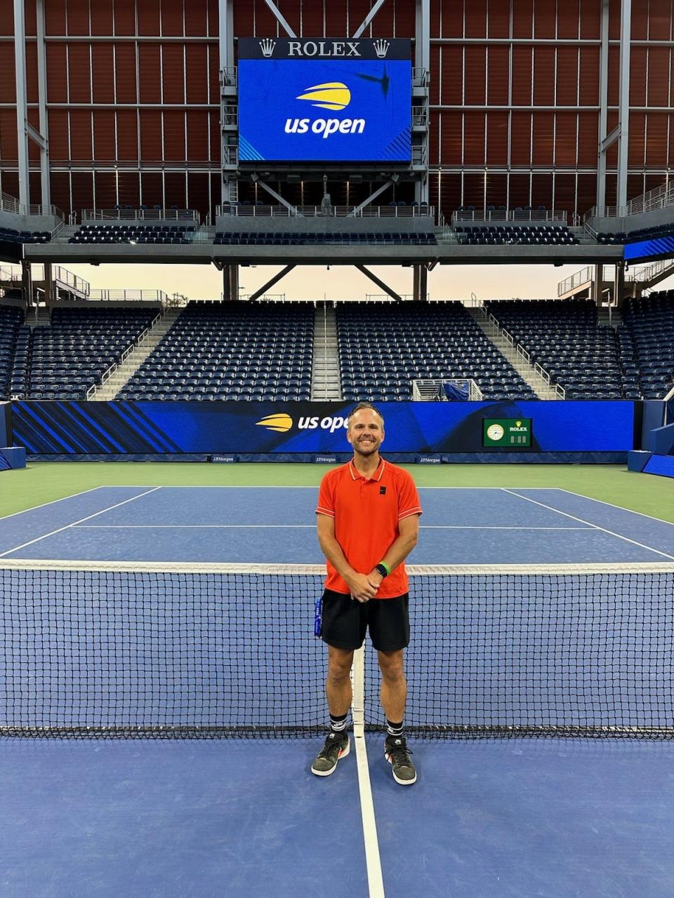 Johnny Watson at the 2024 US Open in Queens, New York.