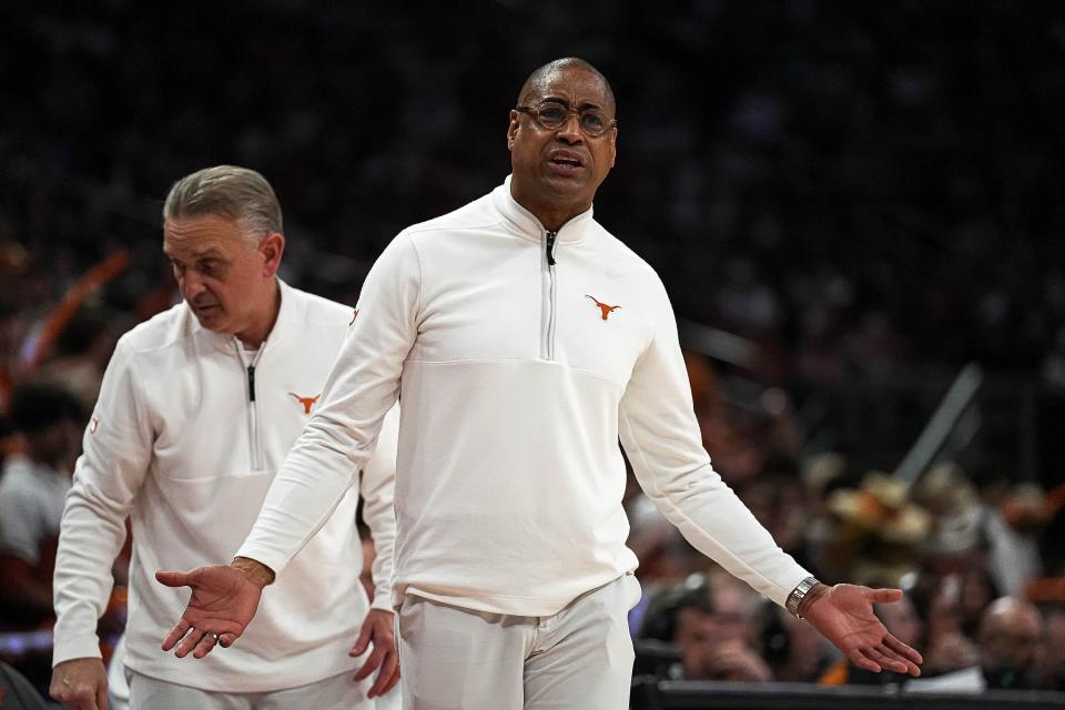 Texas men's basketball coach Rodney Terry and the Longhorns will travel to face North Carolina State in the ACC-SEC Challenge in December. Texas will face three of last year's four Final Four teams.