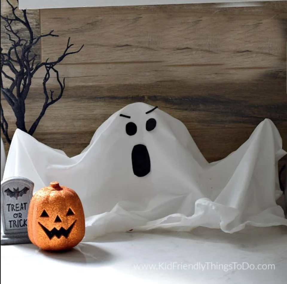 halloween ghost decorations fabric ghost