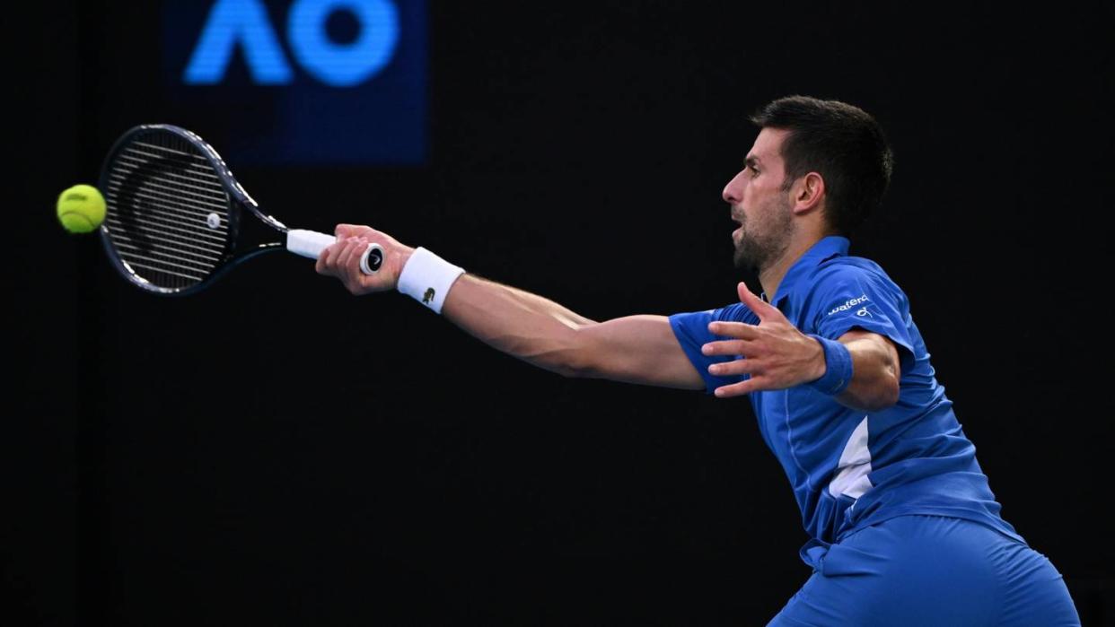 Kraftakt: Djokovic muss kämpfen