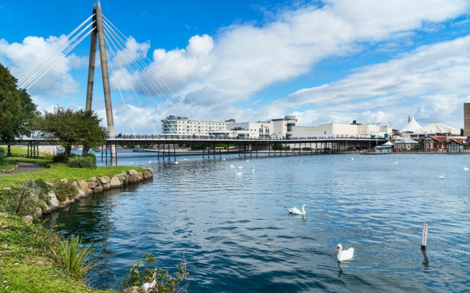 Marina Lake is popular for boating activities