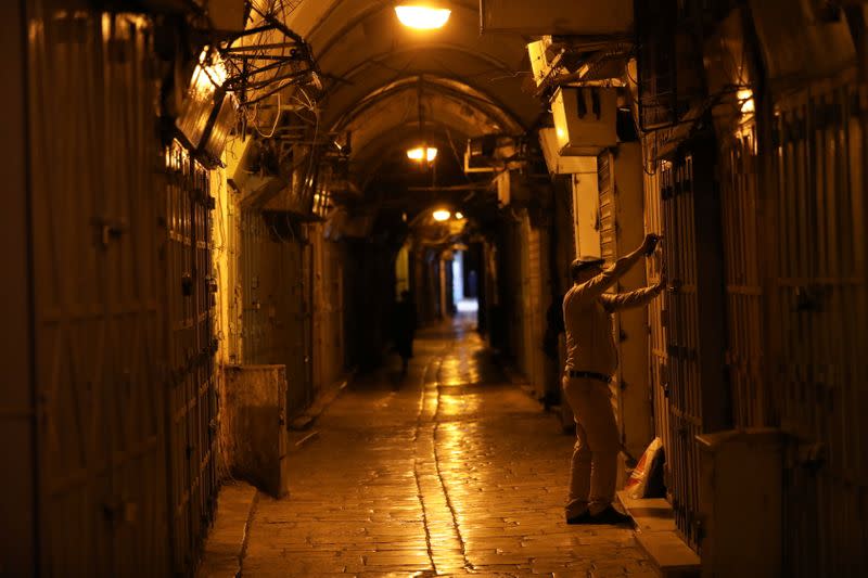 Pandemic brings dark times to Jerusalem's Old City