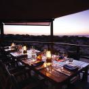 A chef prepares all the meals for each tent and there is an open bar.