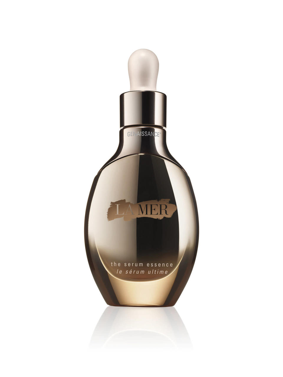 <p>Nothing says luxury like La Mer. The brand’s newst offering, a serum essence, uses Cyrstal Miracale Broth to give you brighter, younger looking skin. <a href="http://www.cremedelamer.com/product/9924/37490/Shop/Genaissance-de-La-Mer-The-NEW-Serum-Essence/Transforms-age-into-agelessness" rel="nofollow noopener" target="_blank" data-ylk="slk:La Mer Genaissance de La Mer;elm:context_link;itc:0;sec:content-canvas" class="link ">La Mer Genaissance de La Mer</a> ($620)<br><br></p>