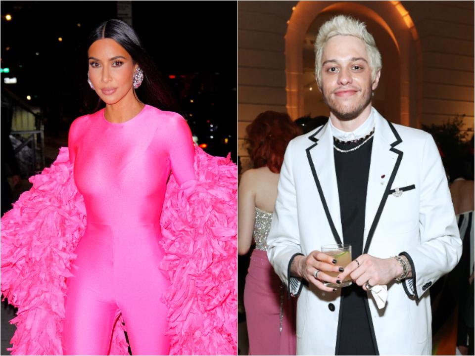 Kim Kardashian and Pete Davidson