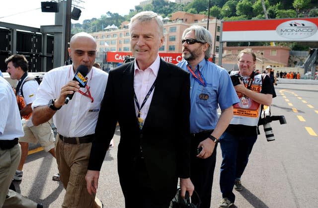 Max Mosley at the Monaco Grand Prix