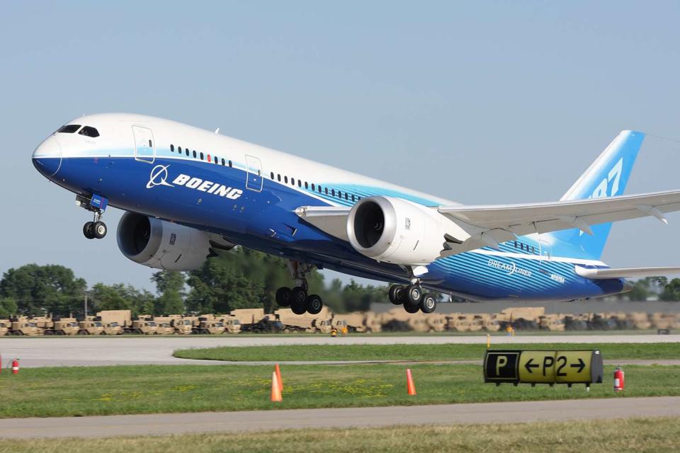 <p>Getty</p> Boeing 787 Dreamliner 