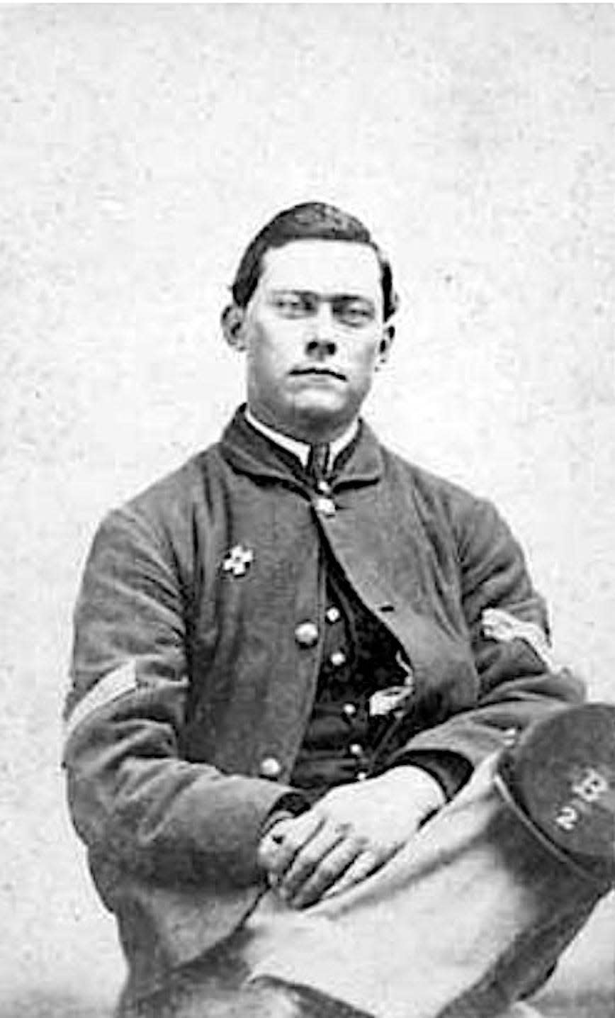 Sergeant William Babcock, 2nd Regiment, RI Volunteers, Petersburg, 1865