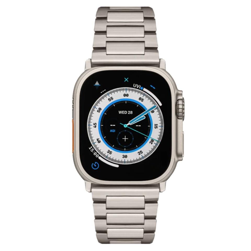 <p><a href="https://go.redirectingat.com?id=74968X1596630&url=https%3A%2F%2Fwww.sandmarc.com%2Fproducts%2Fstainless-steel-edition-apple-watch-ultra-band&sref=https%3A%2F%2Fwww.autoweek.com%2Ffinds%2Fg45343863%2Fcool-tech-products-you-need%2F" rel="nofollow noopener" target="_blank" data-ylk="slk:Shop Now;elm:context_link;itc:0;sec:content-canvas" class="link ">Shop Now</a></p><p>Stainless Steel Edition Apple Watch Ultra Band</p><p>sandmarc.com</p><p>$129.99</p>