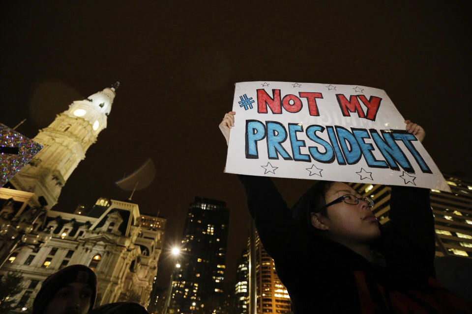 Protests after Donald Trump’s victory