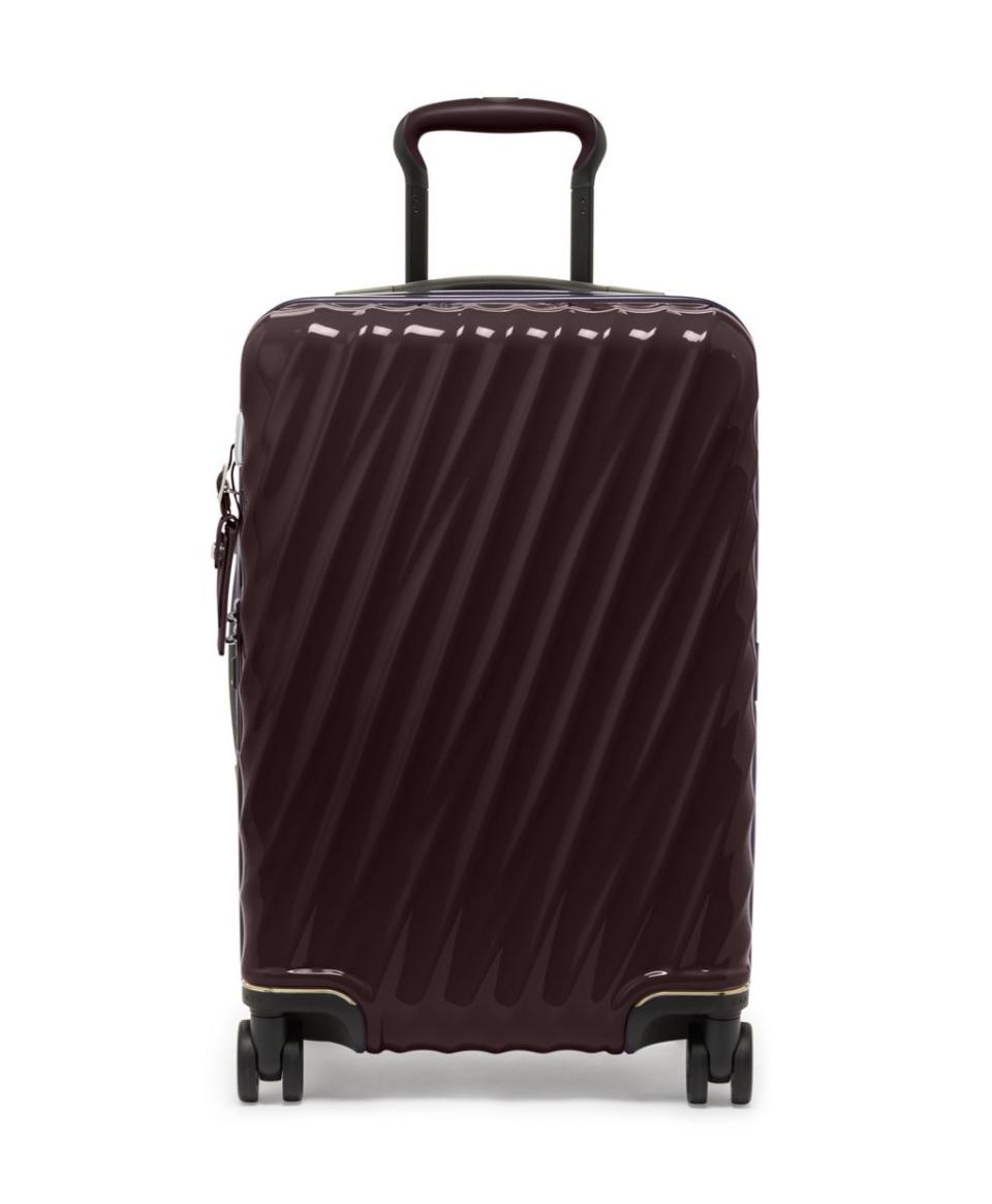 <p><a href="https://go.redirectingat.com?id=74968X1596630&url=https%3A%2F%2Fwww.tumi.com%2Fp%2Finternational-expandable-4-wheeled-carry-on-0139683405E&sref=https%3A%2F%2F" rel="nofollow noopener" target="_blank" data-ylk="slk:Shop Now;elm:context_link;itc:0;sec:content-canvas" class="link ">Shop Now</a></p><p>International Expandable Carry-On</p><p>tumi.com</p><p>$599.00</p>