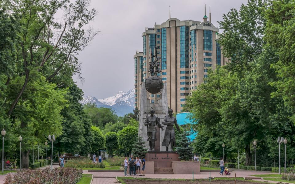 soviet statue, almaty, kazakhstan - Getty