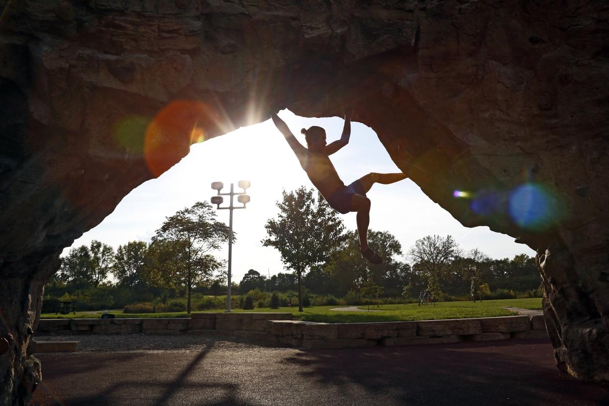 Think you've got the stony determination to take on the world's largest free outdoor climbing wall? Test your mettle at Scioto Audubon Metro Park!